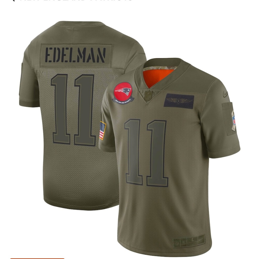 Julian Edelman Nike 2019 Salute to Service Jersey